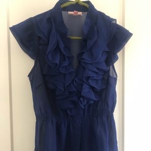 Romeo & Juliet Couture Sleeveless Blouse